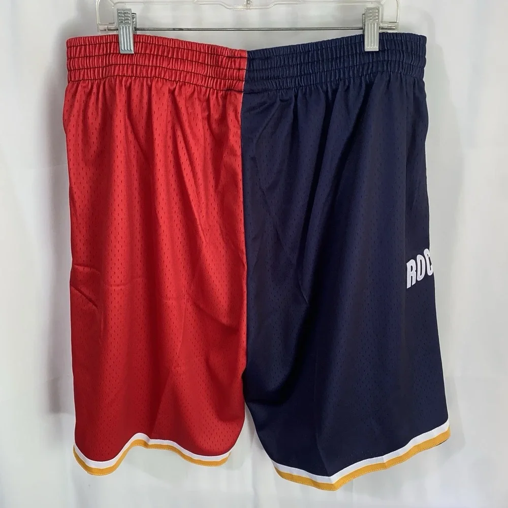 NWT Mitchell & Ness Houston Rockets 1993 Split Swingman Shorts Mens 2XLB